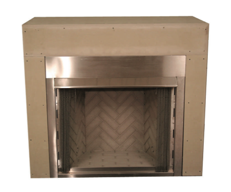 Fireplace Cabinet of fireplace it is gold stainless steel