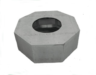 Octagonal Fire Pit Housing - IBD Outdoor Rooms - SE USA
