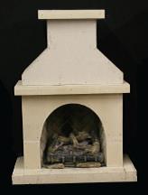 Medium Garden Fireplace