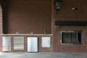 Outdoor Kitchen with Cabinets - Concord NC
